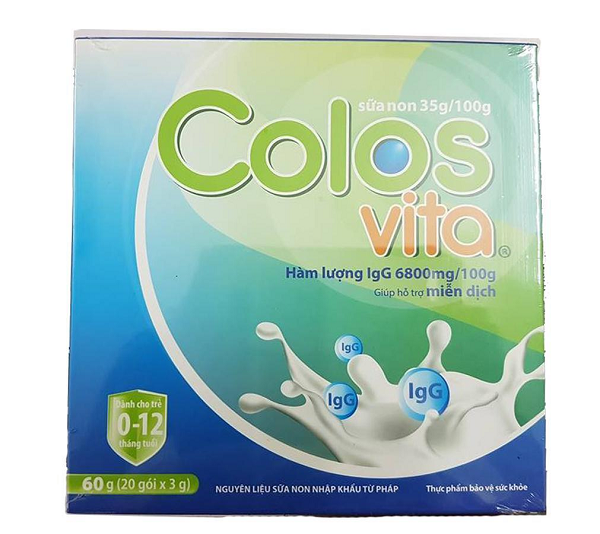 Sữa non Colosvita được sản xuất bởi Viện Nghiên Cứu dinh dưỡng Quốc Gia