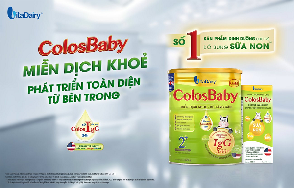 Sữa non phát triển toàn diện cho trẻ ColosBaby